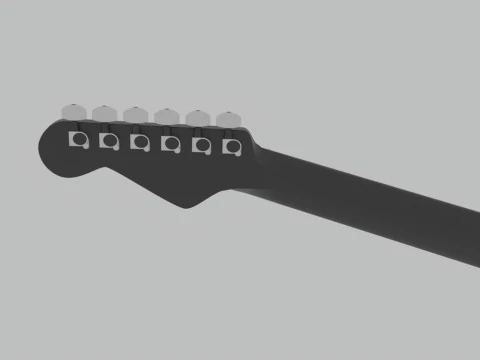 Guitar 3D Model