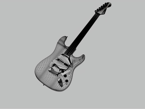 Guitar 3Dモデル