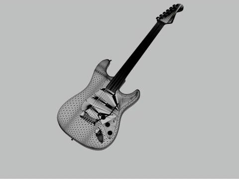 Guitar 3D Model
