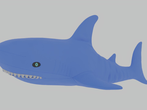 Shark toy 3D 模型