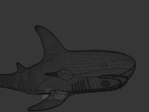 Shark toy 3D Model