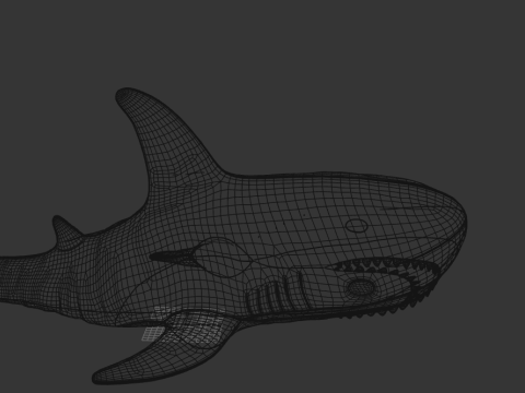 Shark toy 3D Model