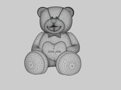 Bear toy 3D Model