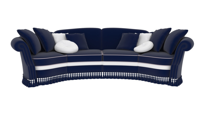 Sofa classic 3D Модель .c4d .max .obj .3ds .fbx .stl .blend 
