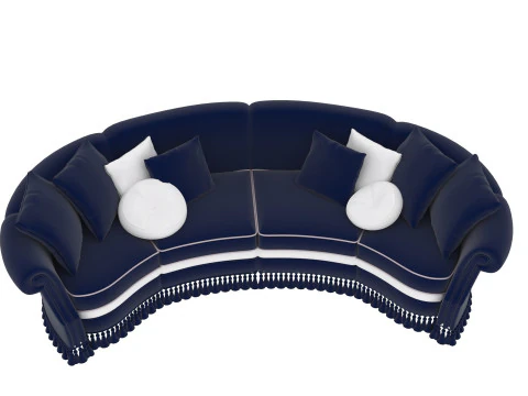 Divano classico Modello 3D