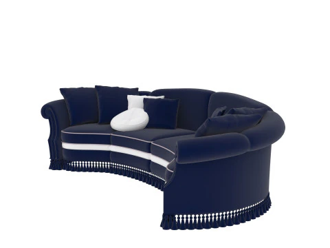 Divano classico Modello 3D