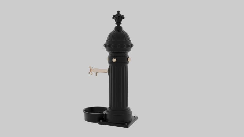 Water column 3Dモデル .c4d .max .obj .3ds .fbx .stl .blend 