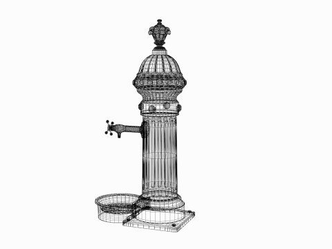Water column 3Dモデル