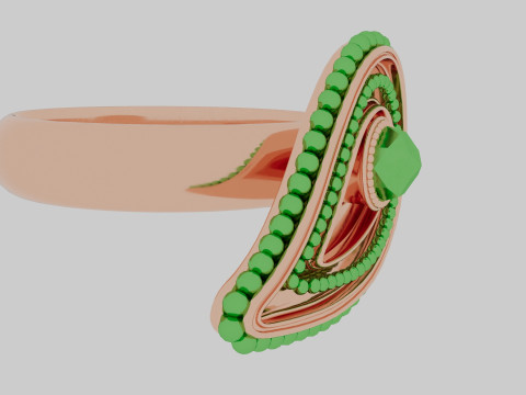 Golden ring Valentina 3D Модель