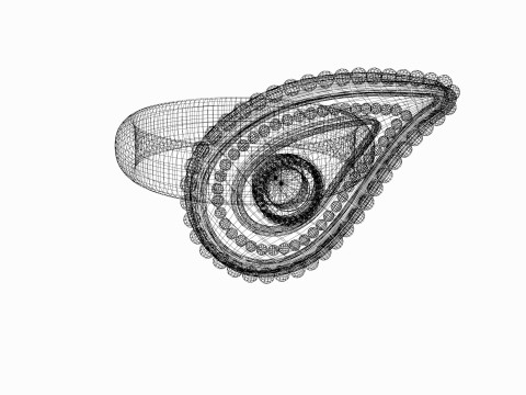 Golden ring Valentina 3D Модель
