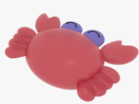Crab toy Model 3D