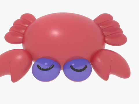 Crab toy Model 3D