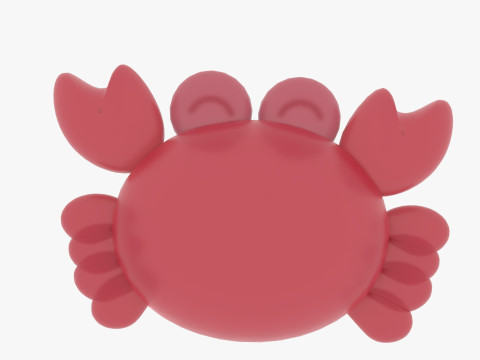 Crab toy Model 3D
