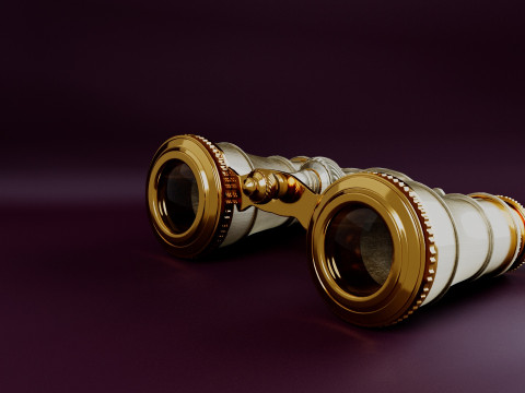Theatre binoculars 3D 模型