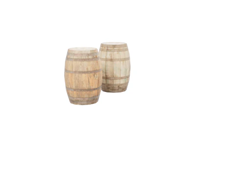 Wooden barrel 3D Model