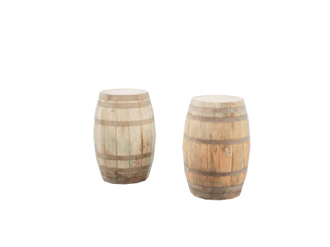 Wooden barrel 3D Model