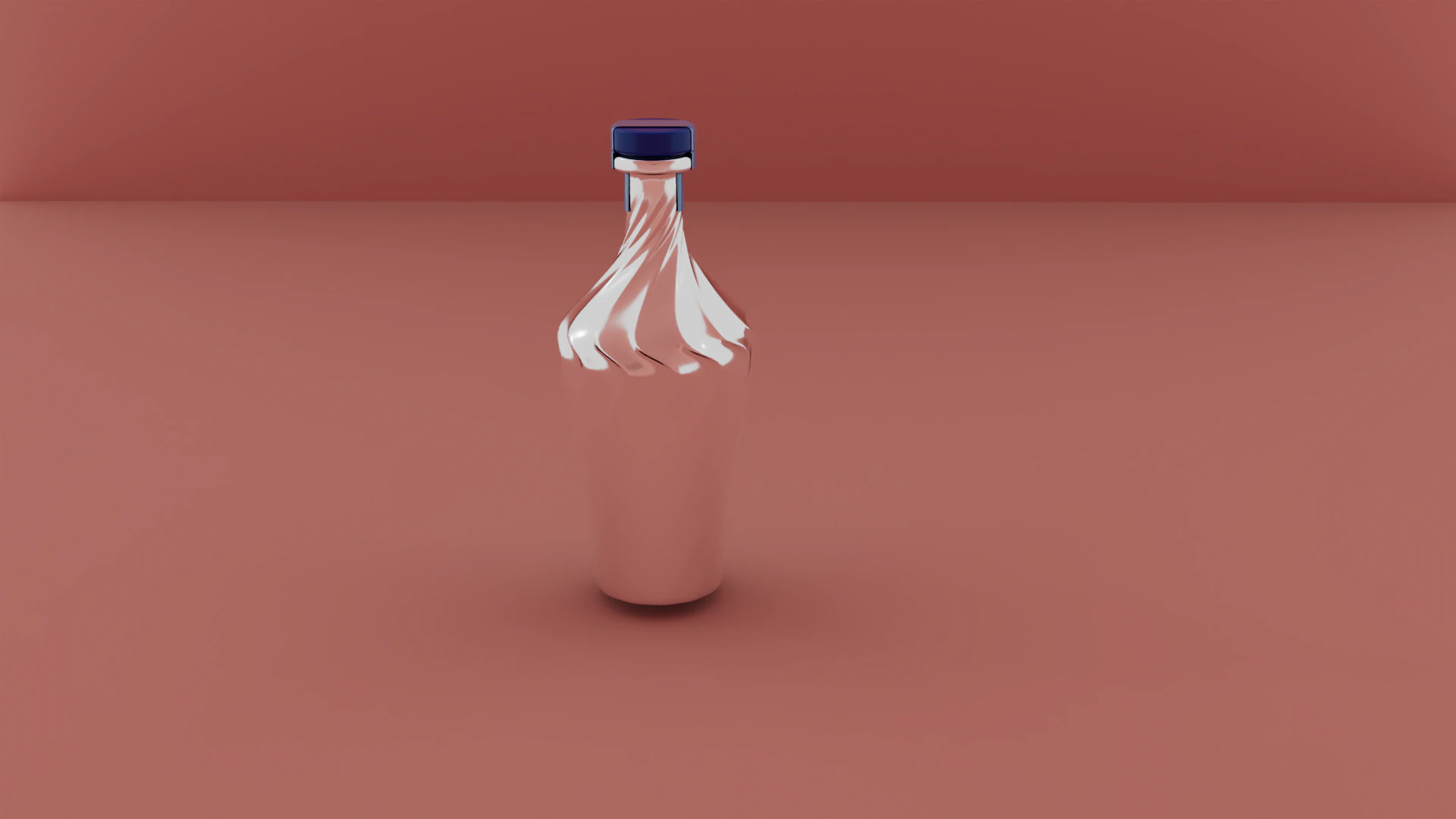 Shaped bottle 3D Model .c4d .max .obj .3ds .fbx .stl .blend 