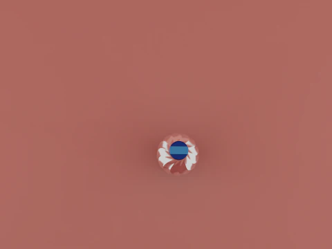 Shaped bottle 3D Model