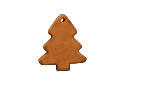 Gingerbread Christmas tree 3D Model