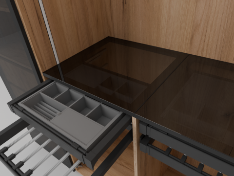 Modern Loft Closet with lighting 3D Модель