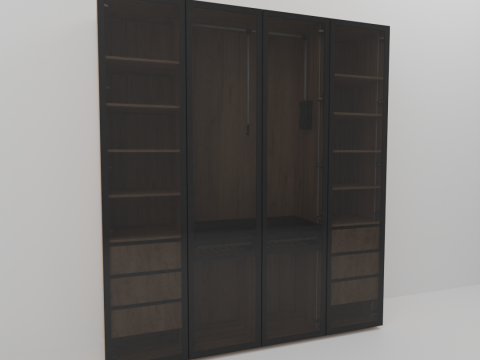 Modern Loft Closet with lighting 3D Модель