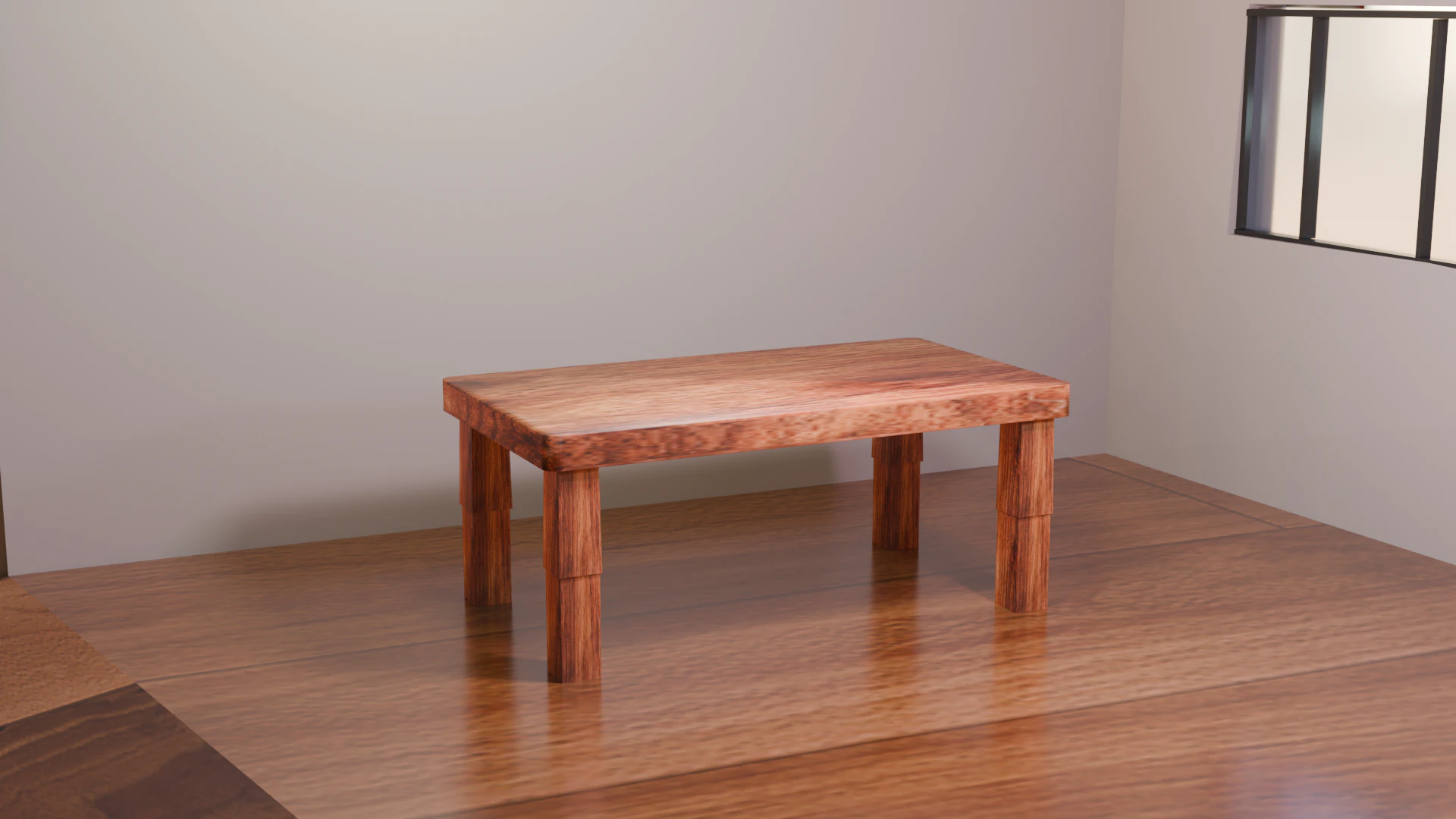 Desk 3D Model .c4d .max .obj .3ds .fbx .stl .blend 