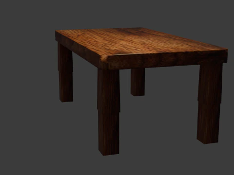 Desk 3D Model