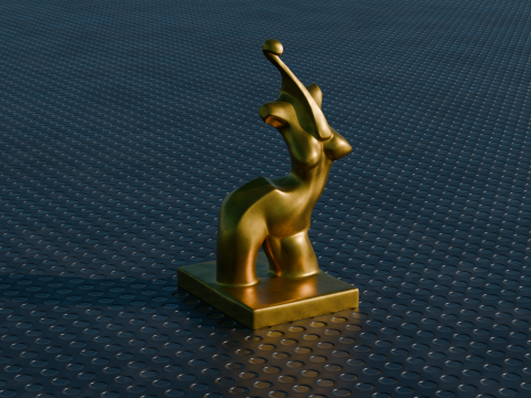 3D скульптура женской виолончели 3D Принт Модель