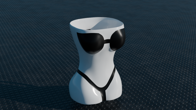 Corpo a coppa Modello di stampa 3D .c4d .max .obj .3ds .fbx .stl .blend 