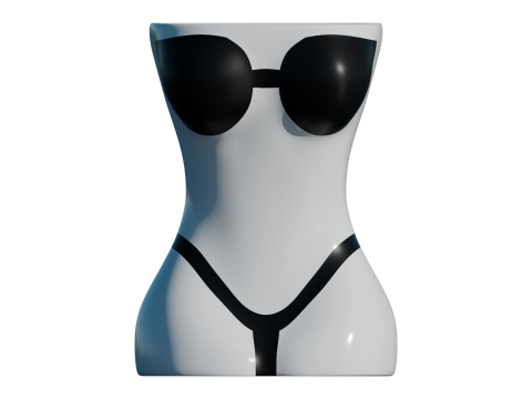 Corpo a coppa Modello di stampa 3D