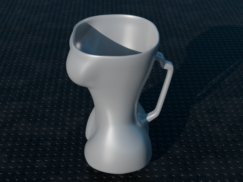 Corpo a coppa Modello di stampa 3D