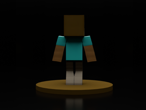Voxel Character 3D Print Model Minecraft Style Mini Figure Low-poly 3D print model Modelo de impresión 3D