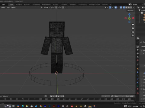 Voxel Character 3D Print Model Minecraft Style Mini Figure Low-poly 3D print model Modelo de impresión 3D