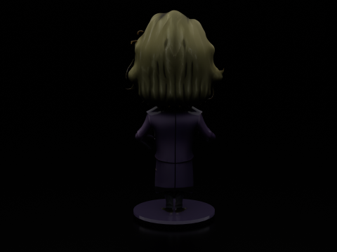 Joker High Quality STL for Printing and Collectibles Low-poly 3D print model 3D Print Model
