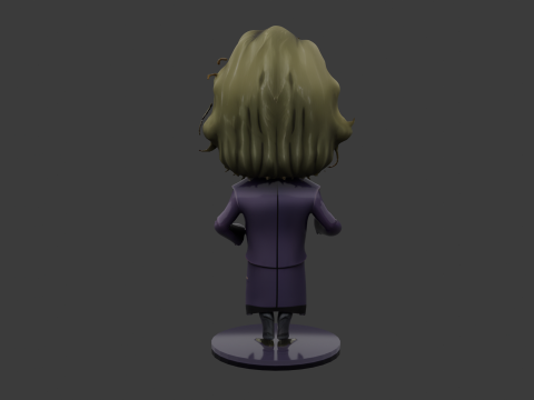 Joker High Quality STL for Printing and Collectibles Low-poly 3D print model 3D Print Model
