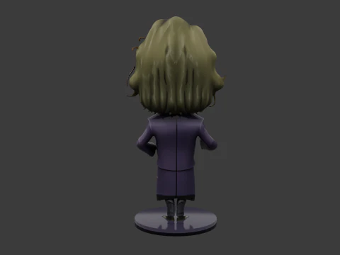 Joker High Quality STL for Printing and Collectibles Low-poly 3D print model 3D Print Model