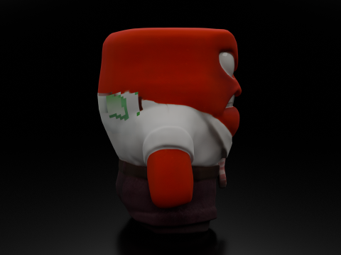 Cartoon Angry Man Free 3D Print Test Free low-poly 3D print model 3D Print Model