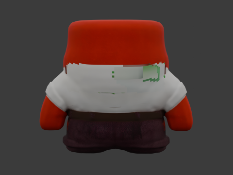 Cartoon Angry Man Free 3D Print Test Free low-poly 3D print model 3D Print Model