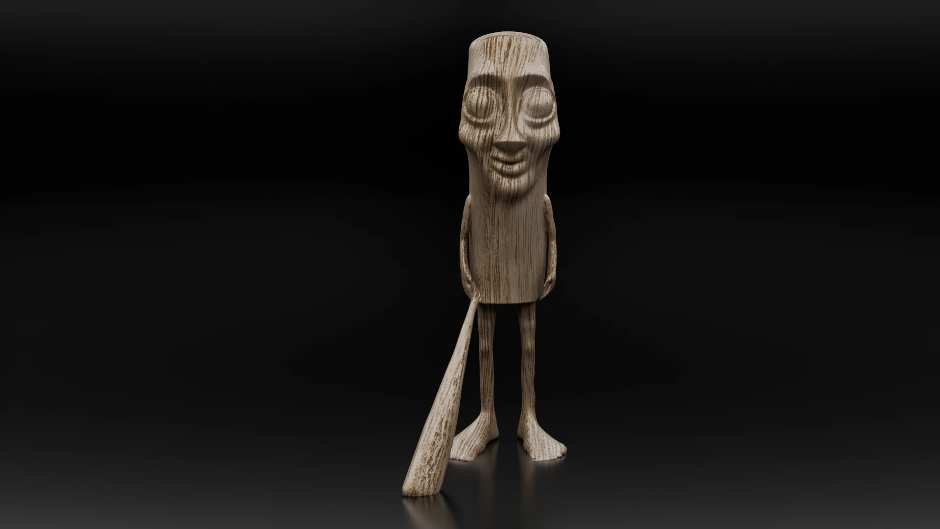 Tum Tum Tum Sahur 3D Printable Character for Toy and Game Low-poly 3D print model 3D Model .c4d .max .obj .3ds .fbx .stl .blend 