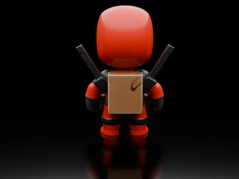 Crimson Crusader 3D Model