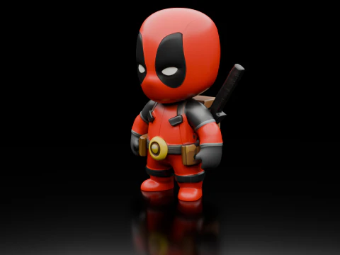 Crimson Crusader 3D Model