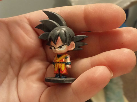 Goku chibi version 3D Print Model