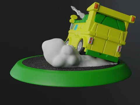 Miniature Party Wagon 3D Print Model