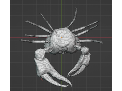 Crab 3D मॉडल