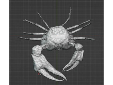 Crab 3D Model