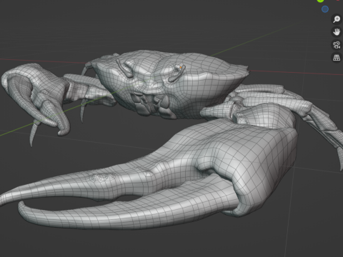 Crab 3D मॉडल