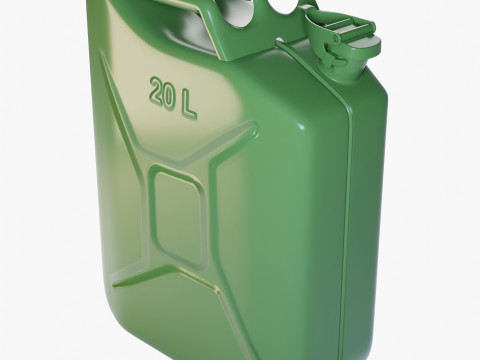 Jerry Can Metal Gas 3Dモデル