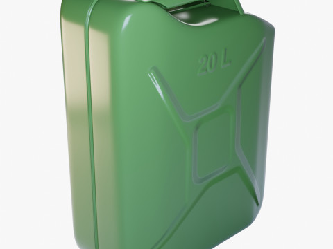 Jerry Can Metal Gas Model 3D