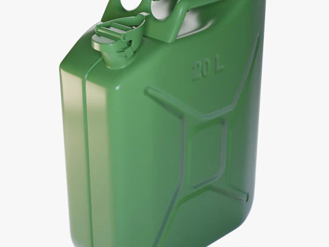 Jerry Can Metal Gas 3D Model