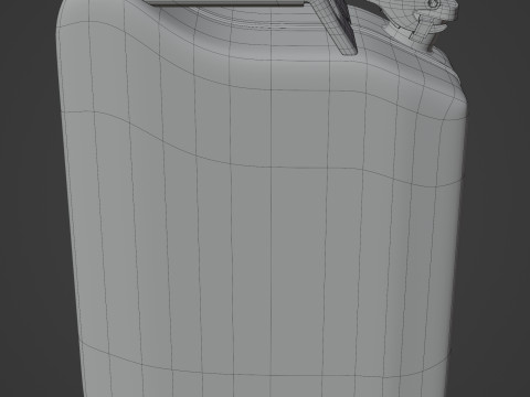 Jerry Can Metal Gas Model 3D